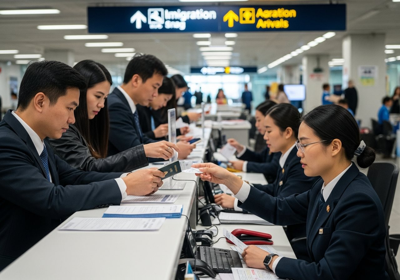 Airport Arrival with eVisa