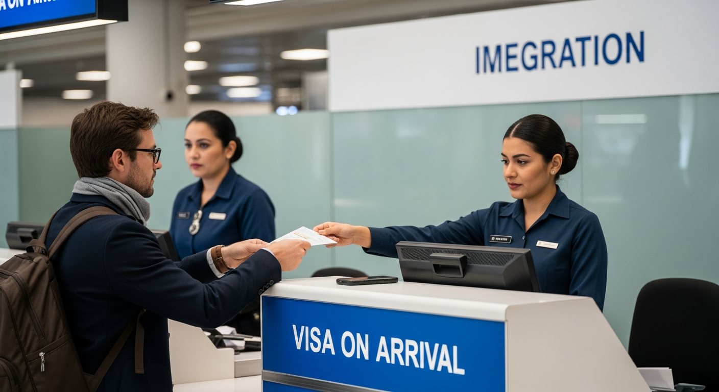 Visa on Arrival Counter