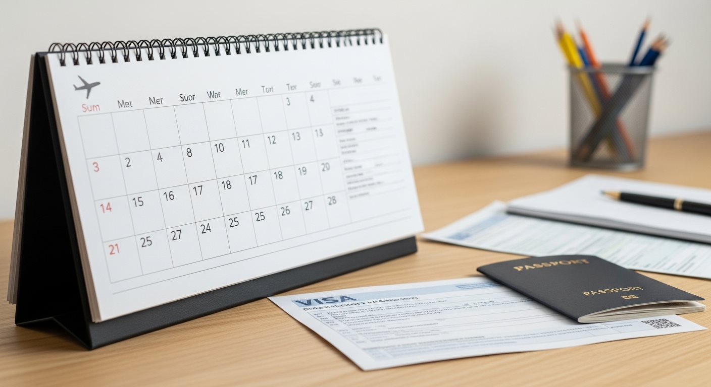 Oman eVisa extension calendar