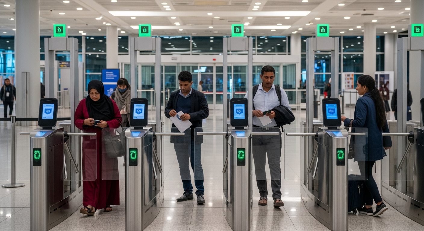 Oman airport arrival
